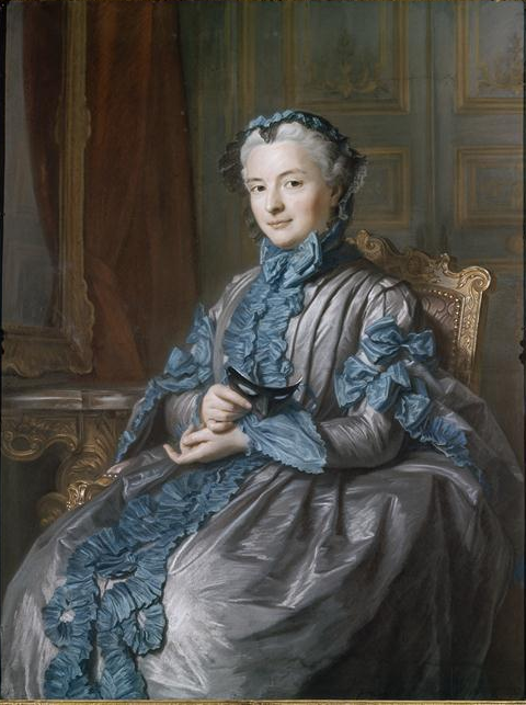 Suzanne Marie Henriette de Boulainvilliers - Portrait par Quentin de la Tour en 1742 - muse Cognacq-Jay